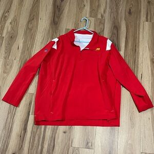 Nike NFL Chiefs Red Quarter-Zip Sweatshirt
